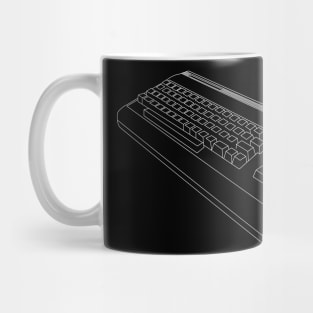 8 bit retro computer Mug